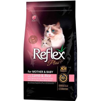Reflex Plus Mother&Baby Kuzu ve Pirinçli Yavru Kedi Maması 2 Kg - 1