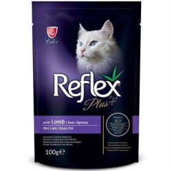Reflex Plus Pouch Jelly Kuzu Etli Jöleli Yetişkin Yaş Kedi Maması 100 Gr - 1