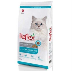 Reflex Somonlu Pirinçli Kısırlaştırılmış Yetişkin Kedi Maması 15 Kg - 1