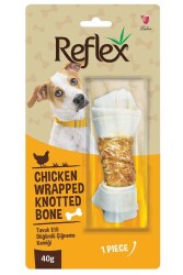 Reflex Tavuk Etli Düğüm Kemik Köpek Ödülü 40 Gr - 1