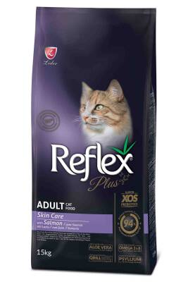 Reflex Plus Skin Care Somonlu Yetişkin Kedi Maması 15 Kg - 1
