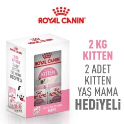 Royal Canin Box Kitten Yavru Kedi Maması 2 Kg + 2 Adet Royal Canin Kitten 85 Gr Yaş Mama Hediye - 1