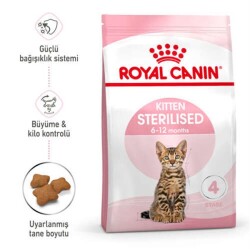 Royal Canin Kitten Sterilised Kısırlaştırılmış Yavru Kedi Maması 2 Kg - 1