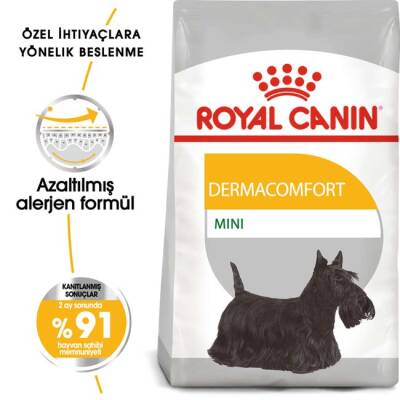 Royal Canin Mini Dermacomfort Küçük Irk Hassas Yetişkin Köpek Maması 3 Kg - 1