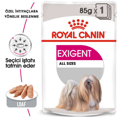 Royal Canin Pouch Exigent Adult Tüm Irklar İçin Köpek Konservesi 85 Gr - 1