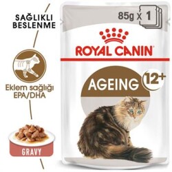 Royal Canin Pouch Gravy Ageing +12 Yaşlı Yetişkin Yaş Kedi Maması 85 Gr 12 Al 10 Öde - 3