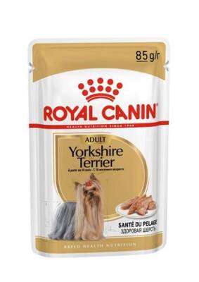 Royal Canin Pouch Yorkshire Terrier Irkı Özel Yetişkin Yaş Köpek Maması 85 Gr - 1