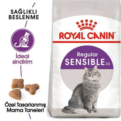 Royal Canin Sensible 33 Hassas Yetişkin Kedi Maması 4 Kg - 2
