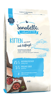 Sanabelle Kitten Kümes Hayvanlı Tahılsız Yavru Kedi Maması 2 Kg - 1
