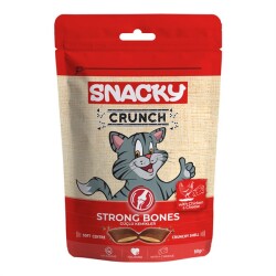 Snacky Crunchy Strong Bones Tavuklu ve Peynirli Yetişkin Kedi Ödülü 60 Gr - 1
