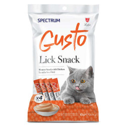 Spectrum Gusto Lick Snack Tavuk Etli Sıvı Kedi Ödülü 4x15 Gr - 1