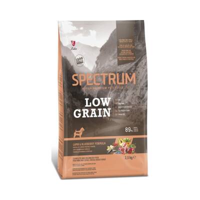 Spectrum Low Grain Kuzu Etli ve Yaban Mersinli Mini ve Küçük Irk Yetişkin Köpek Maması 2,5 Kg - 1