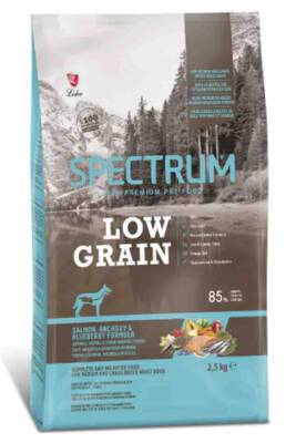 Spectrum Low Grain Somonlu ve Yaban Mersinli Orta ve Büyük Irk Yetişkin Köpek Maması 2,5 Kg - 1