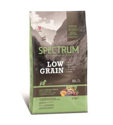 Spectrum Low Grain Ördek Etli ve Bal Kabaklı Mini ve Küçük Irk Yetişkin Köpek Maması 2,5 Kg - 1