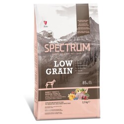 Spectrum Low Grain Tavşanlı Hindili ve Bal Kabaklı Orta ve Büyük Irk Yetişkin Köpek Maması 2,5 Kg - 1