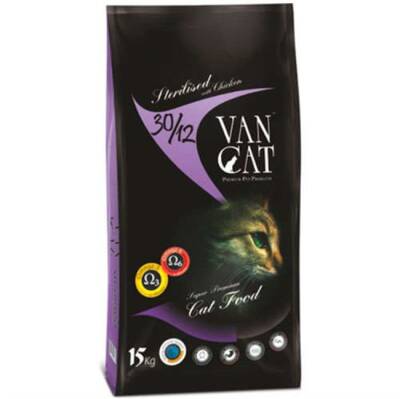 VanCat Tavuklu Kısırlaştırılmış Yetişkin Kedi Maması 15 Kg - 1