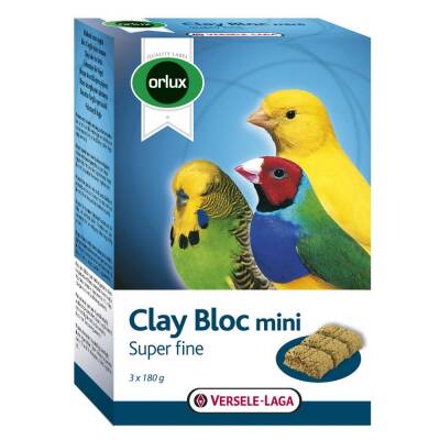Versele Laga Orlux Clay Blok Kuş için Mini Doğal kil mineral blok 540 G. - 1