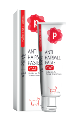 Vet Prive Anti Hairball Paste Kediler için Tüy Yumağı Önleyici Malt Macunu 100 Gr - 1