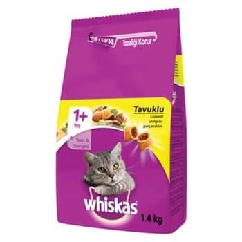 Whiskas Tavuk Etli ve Sebzeli Yetişkin Kedi Maması 1,4 Kg - 1
