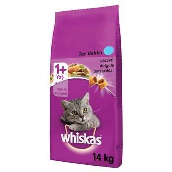 Whiskas Ton Balıklı ve Sebzeli Yetişkin Kedi Maması 14 Kg - 1